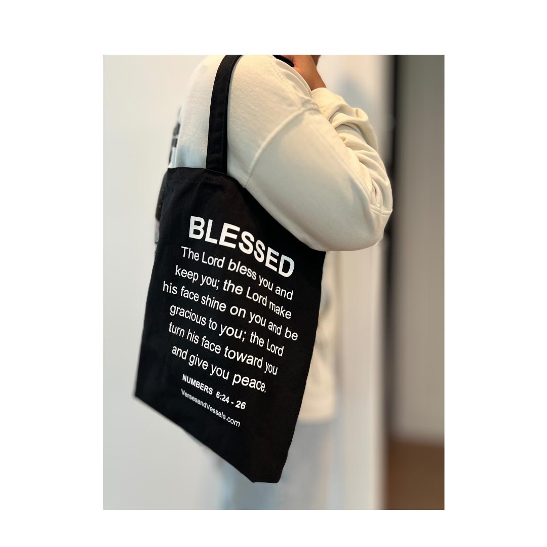 Verses & Vessels - BLESSED Tote Bag