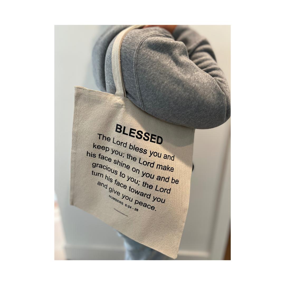 Verses & Vessels - BLESSED Tote Bag