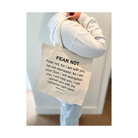 Verses & Vessels - FEAR NOT Tote Bag