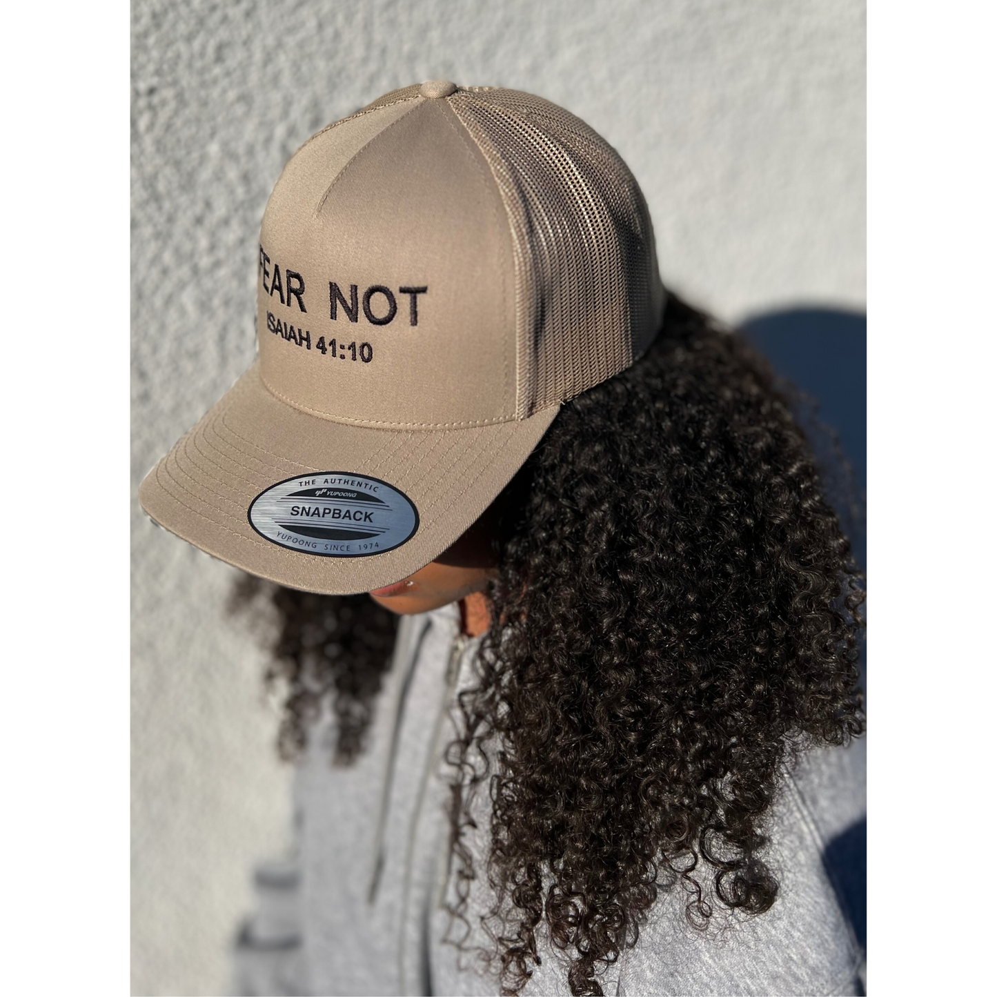 Verses & Vessels - FEAR NOT Embroidered Retro Trucker Cap